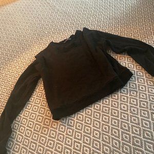 Brandy Melville Cropped Black Sweater